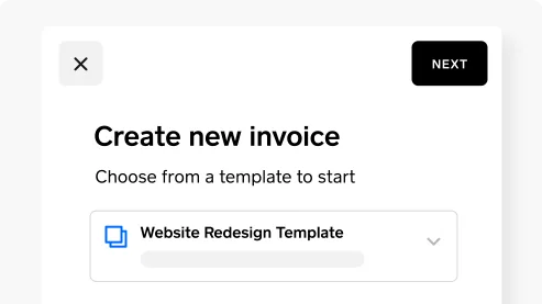 screenshot of Square Invoices